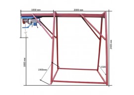 Строительная лебедка ЛС (кран в окно)